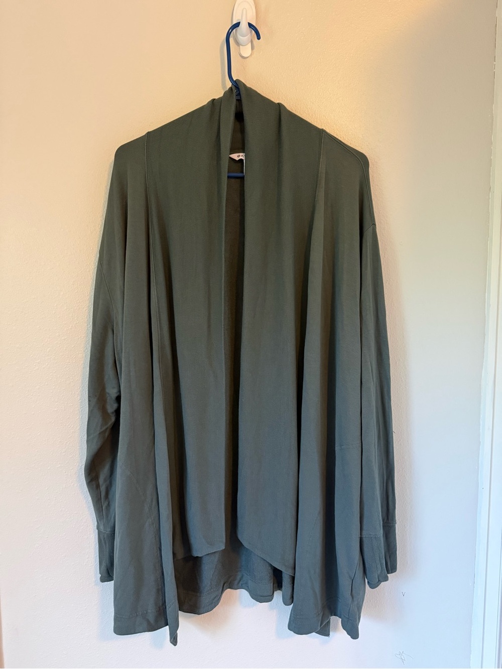 Athleta Pranayama Restore Wrap Open Front Cardigan XL